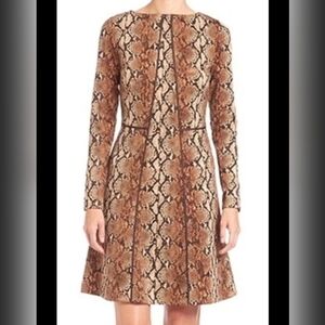 NWT Michael kors Snake Print A-Line dress